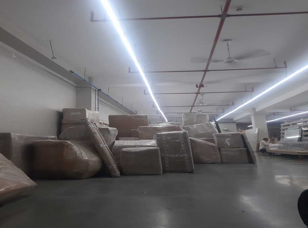 Office equipment and furniture packing